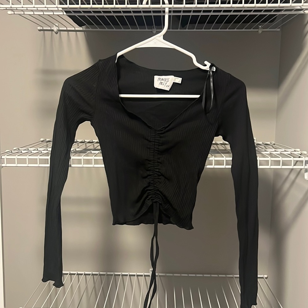 NWOT * Princess Polly Black Long Sleeve Size 0